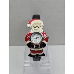 Kim Rogers Santa Claus Christmas Watch Quartz New Battery Womens Novelty Holiday